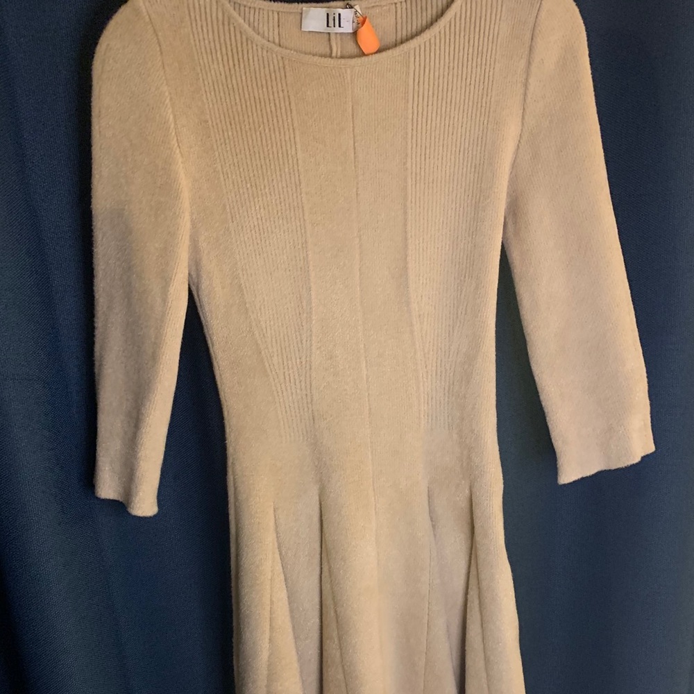 Lil Pour L’Autre ribbed fitted knit dress